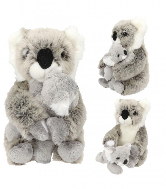 PELUCHE MAMA KOALA Y BEBE WILD TOP MODEL