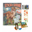 LIBRO PARA COLOREAR STICK & SHINE DINO WORLD