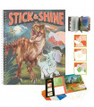 LIBRO PARA COLOREAR STICK & SHINE DINO WORLD