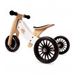 TRICICLO 2 EN 1 TINY TOT PLUS BLANCO KINDERFEETS