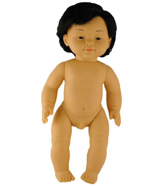 MUÑECO NIÑO ORIENTAL 40cm MUÑECAS ETNICAS