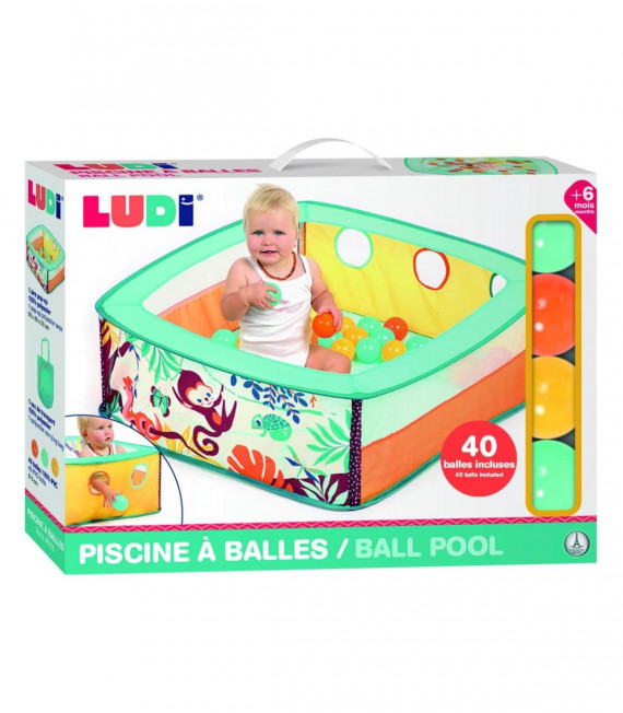 AREA DE JUEGO CON PELOTAS JUNGLE LUDI