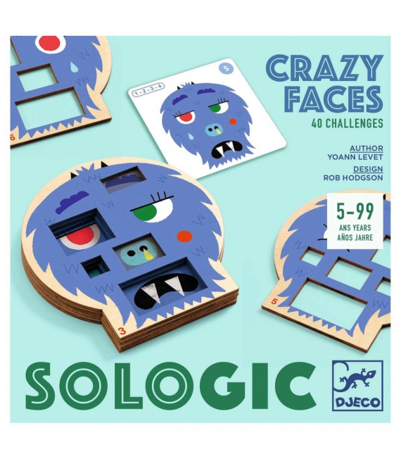 SOLOGIC CRAZY FACES DJECO