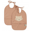 PACK 2 BABEROS IMPERMEABLES GATO TRIXIE