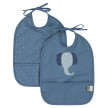 PACK 2 BABEROS IMPERMEABLES ELEFANTE TRIXIE