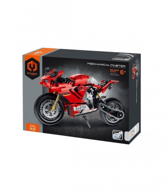 MOTOCICLETA ROJA 557 PZAS IMMASTER