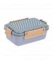 CAJA ALMUERZO BENTO STRIPES BLUE MONNEKA