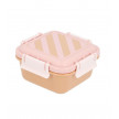 CAJA ALMUERZO GRANDE BIG STRIPES PINK MONNEKA