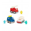 SET 3 MINI VEHICULOS EMERGENCIA WONDER WHEELS