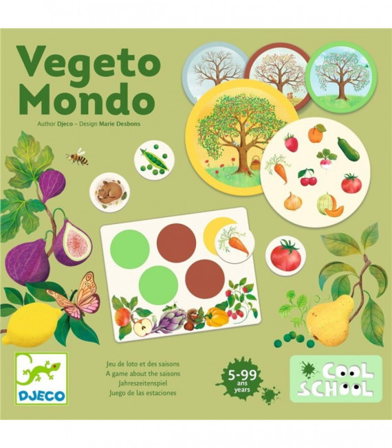 JUEGO COOL SCHOOL VEGETO MONDO DJECO