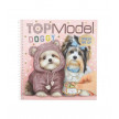 CUADERNO CON CALCOMANIAS DRESS ME DOGGY TOP MODEL