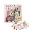 CUADERNO CON CALCOMANIAS DRESS ME DOGGY TOP MODEL