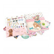 CUADERNO CON CALCOMANIAS DRESS ME DOGGY TOP MODEL