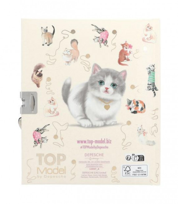 DIARIO GATITO KITTY AND DOGGY TOP MODEL