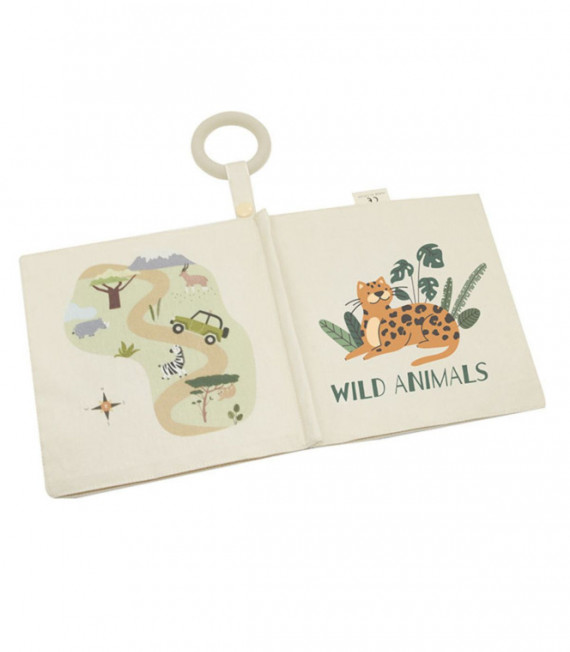 LIBRO DE TELA WILD ANIMALS OLMITOS