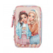 ESTUCHE TRIPLE TEAM TEDDY ROSA TOP MODEL