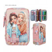 ESTUCHE TRIPLE TEAM TEDDY ROSA TOP MODEL