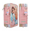 ESTUCHE TRIPLE TEAM TEDDY ROSA TOP MODEL