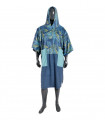 PONCHO TEEN BLUE LEAF MDNS