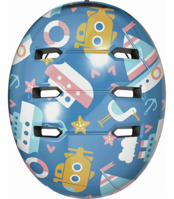 T45-50 CASCO SKURB KID BLUE SAILOR ABUS