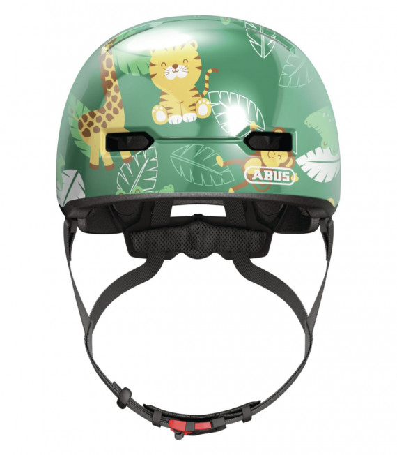 T50-55 CASCO SKURB KID GREEN JUNGLE ABUS