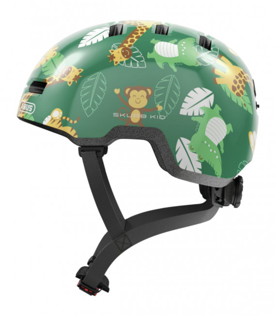 T50-55 CASCO SKURB KID GREEN JUNGLE ABUS