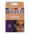 SET 6 LAPICES MAQUILLAJE MUNDO DEL TERROR NAMAKI