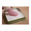 CAJA HUELLA DE BEBE CUADRADA OLIVE TREE PETIT ARTICHAUT