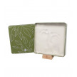 CAJA HUELLA DE BEBE CUADRADA OLIVE TREE PETIT ARTICHAUT