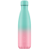 BOTELLA INOX GRADIENT PASTEL MENTA Y ROSA 500ML CHILLY´S