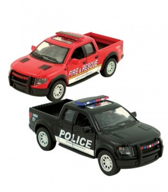 COCHE FORD F-150 SVT RAPTOR SUPERCREW POLICIA KINSMART