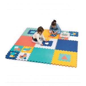 Alfombra acolchada para juegos, alfombra de juegos para bebés, alfombra  acolchada impermeable grande, alfombra de juegos para bebés, muy versátil