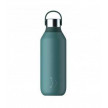 BOTELLA INOX. SERIE 2 VERDE PINO 500ML CHILLY'S