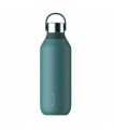 BOTELLA INOX. SERIE 2 VERDE PINO 500ML CHILLY'S